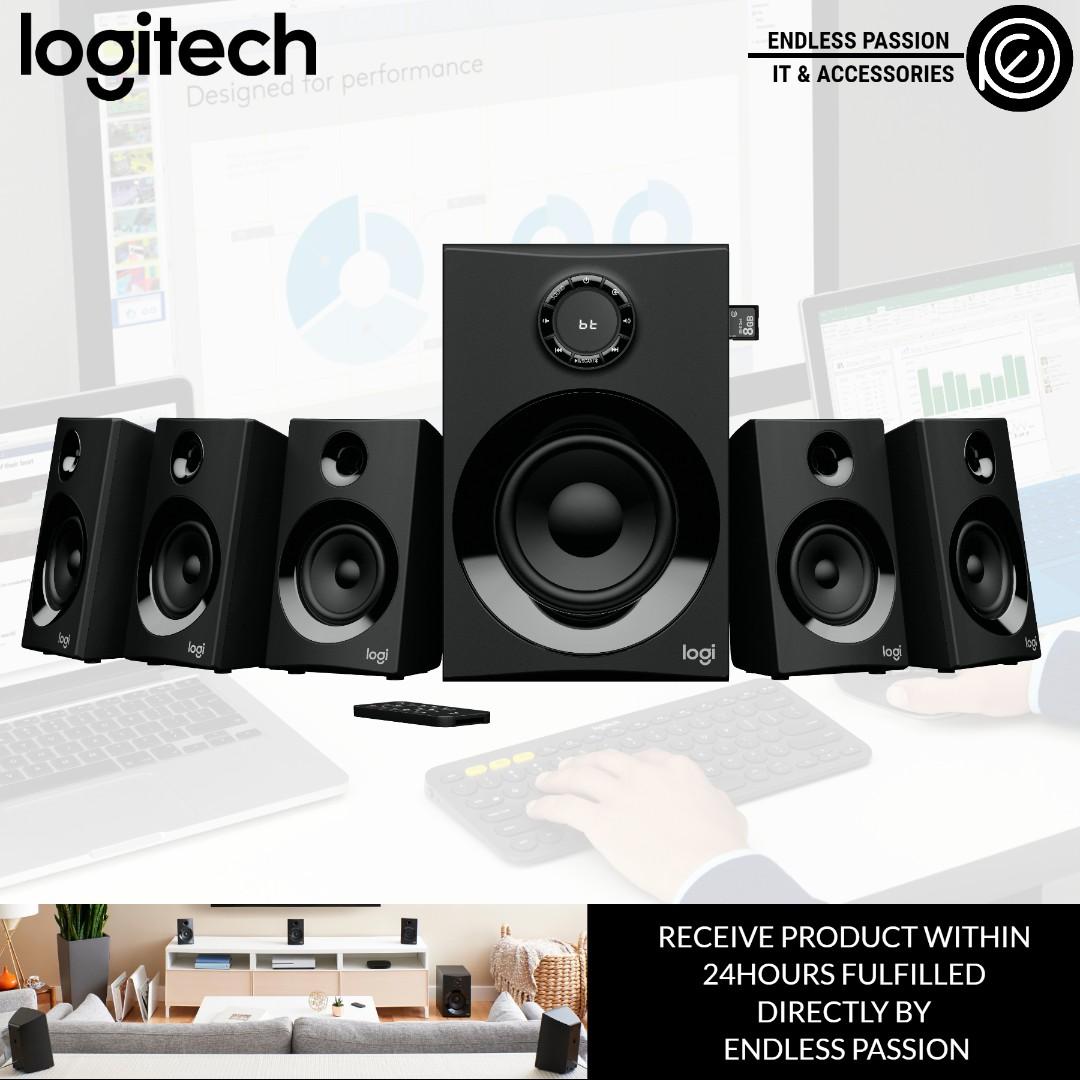 Logitech Z607 5.1 Surround Speakers (160W), Audio, Soundbars, Speakers ...