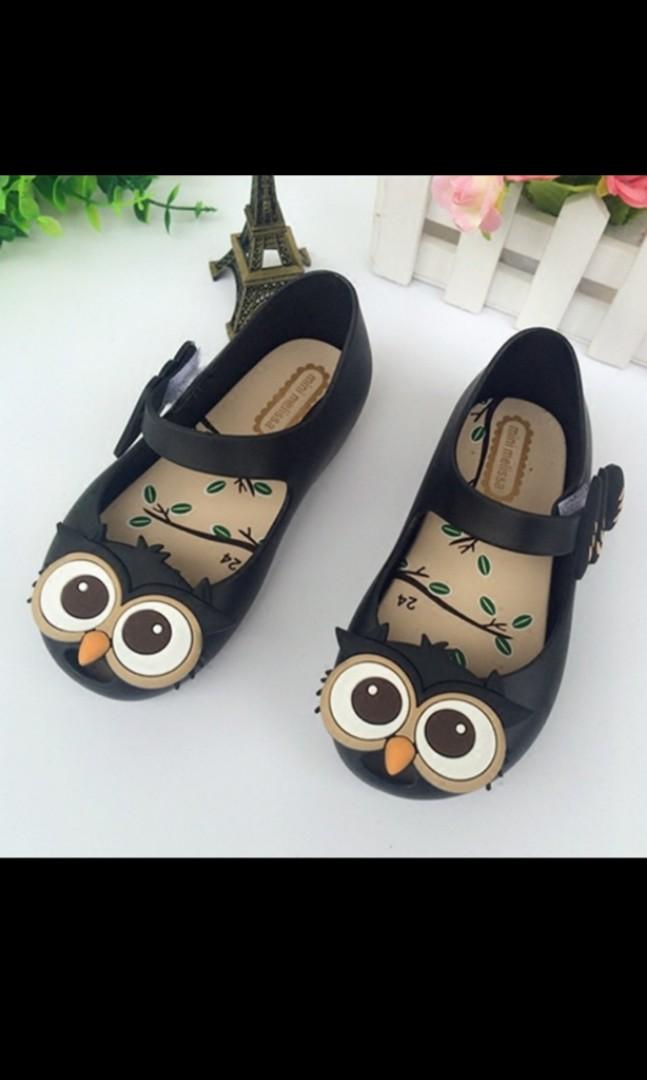 mini melissa owl shoes