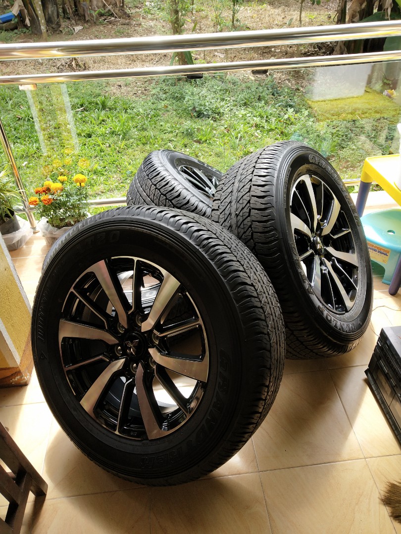 Mitsubishi Montero Sport GT mags and tires, Car Parts & Accessories on