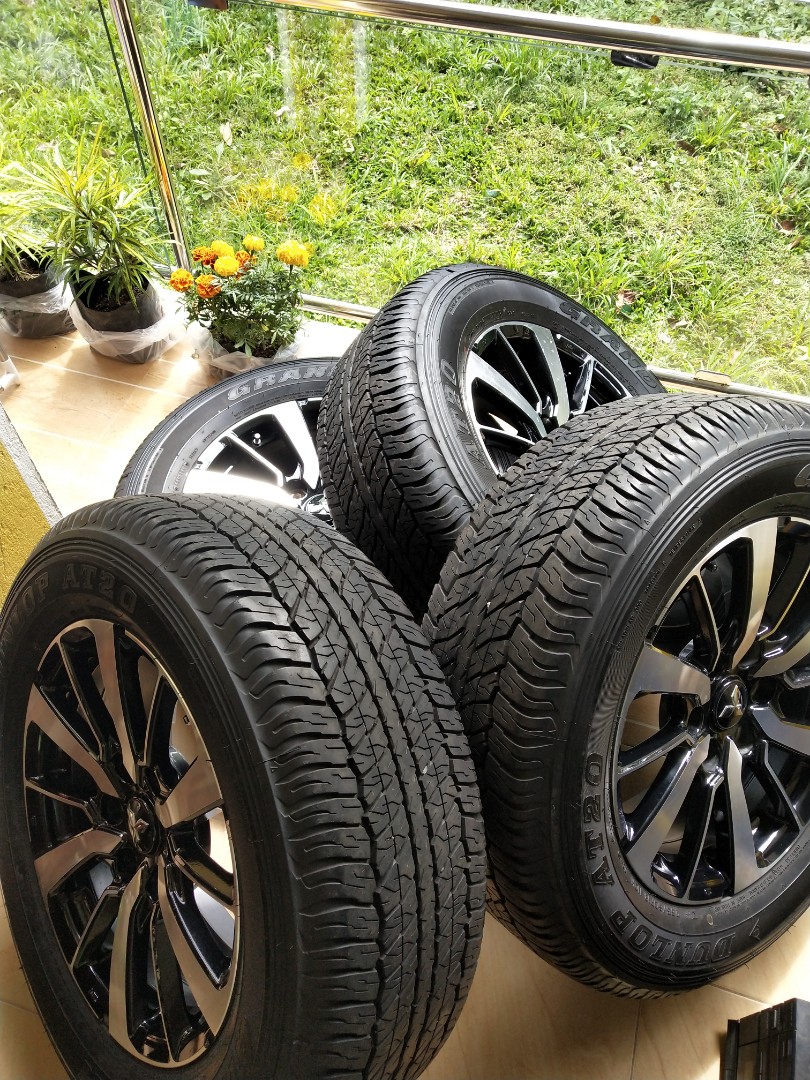 Mitsubishi Montero Sport GT mags and tires, Car Parts & Accessories on