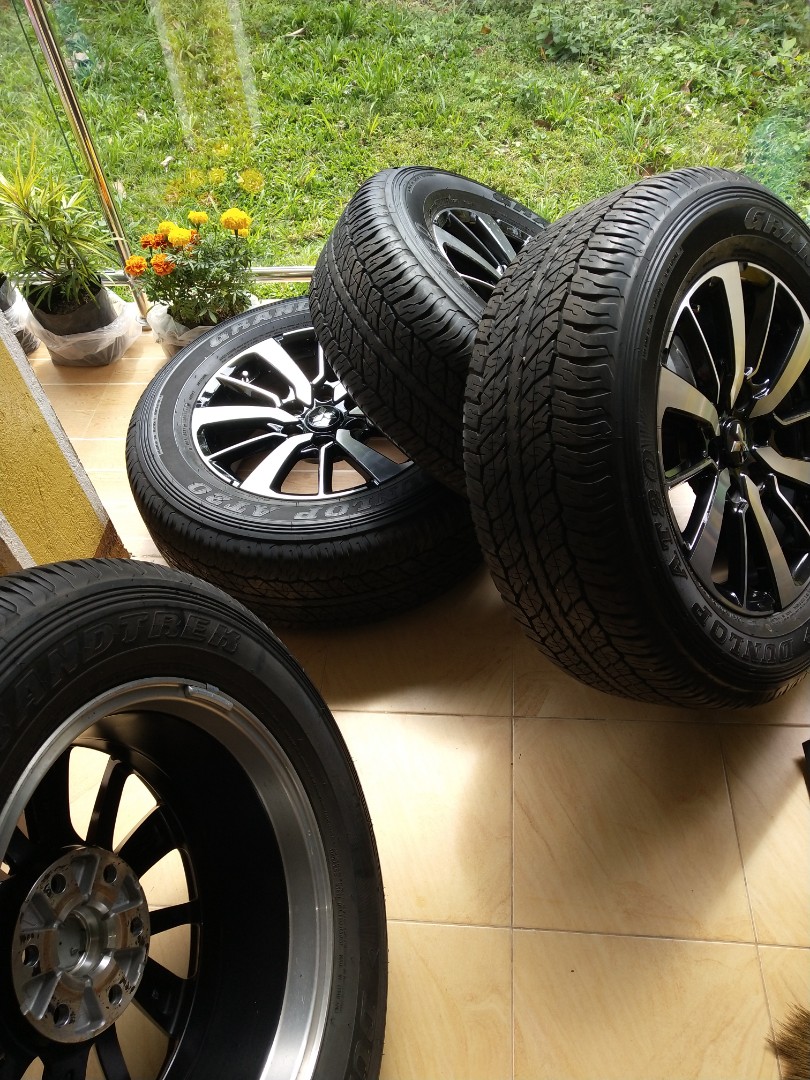 Mitsubishi Montero Sport GT mags and tires, Car Parts & Accessories on