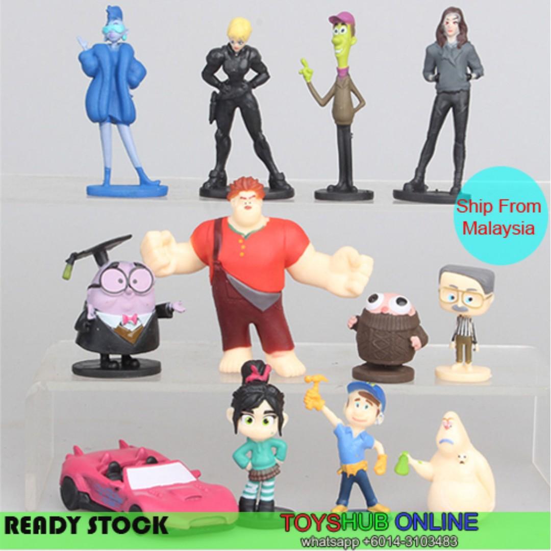 Movie Ralph Breaks The Internet Collection PVC Figure Toy Cake 