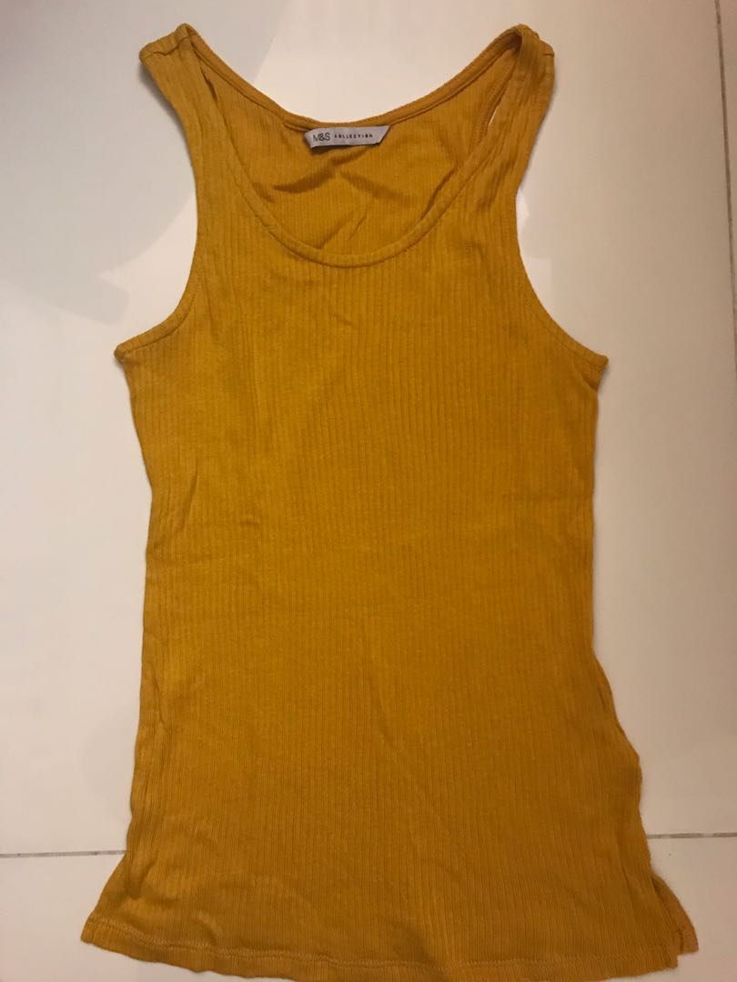 mustard colored tops