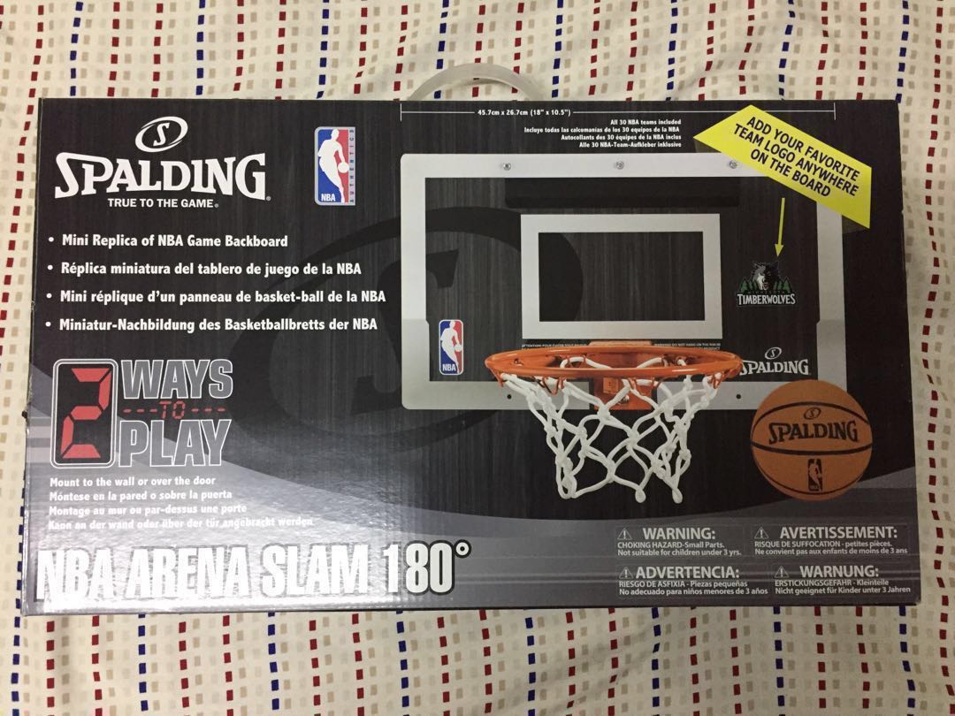NBA mini basketball rim, Sports Equipment, Other Sports Equipment and