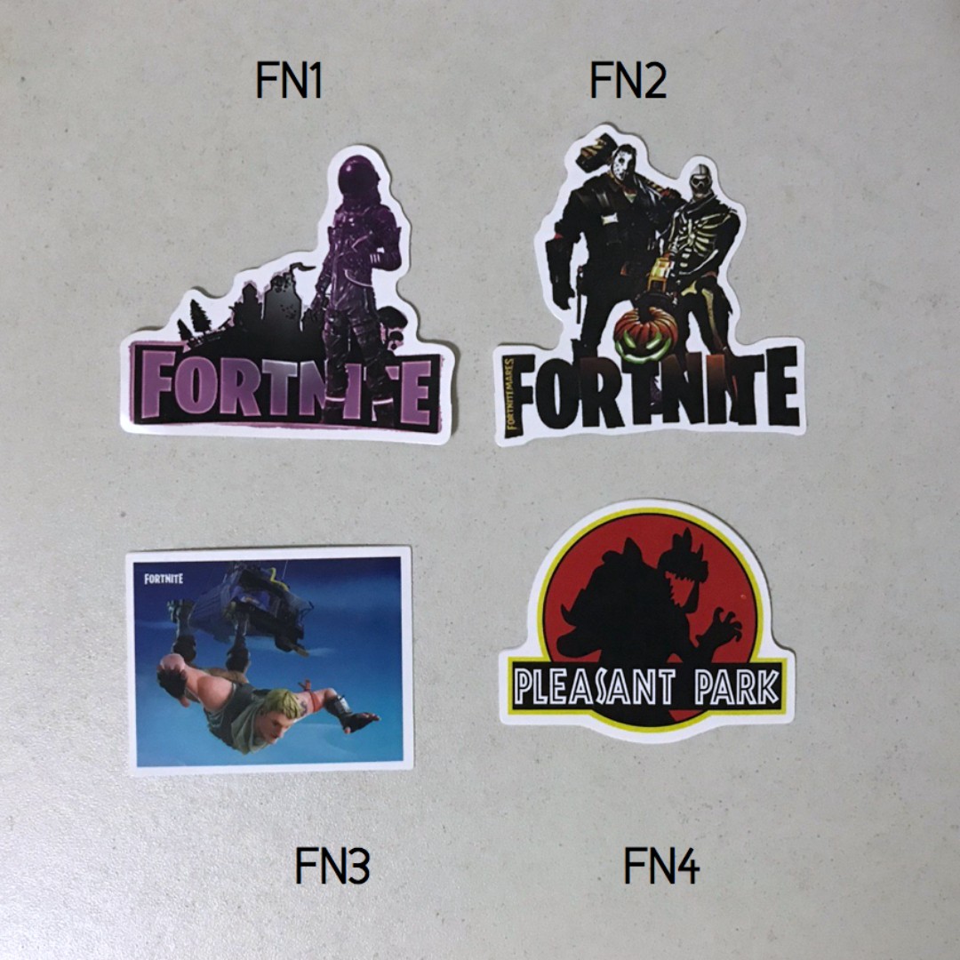 New Fortnite Luggage Stickers Laptop Stickers Design Craft Others On Carousell