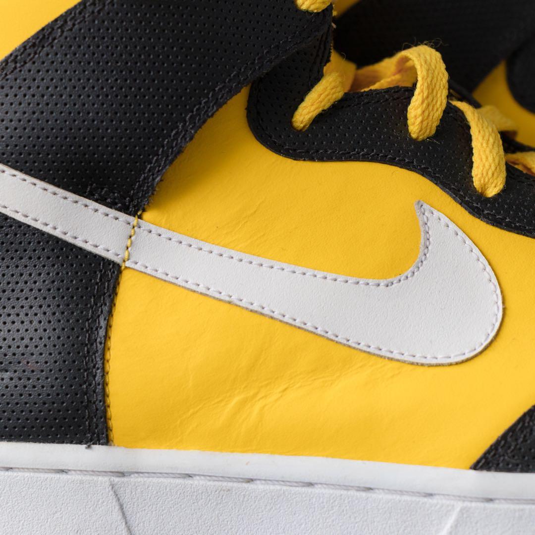 nike high top black and yellow