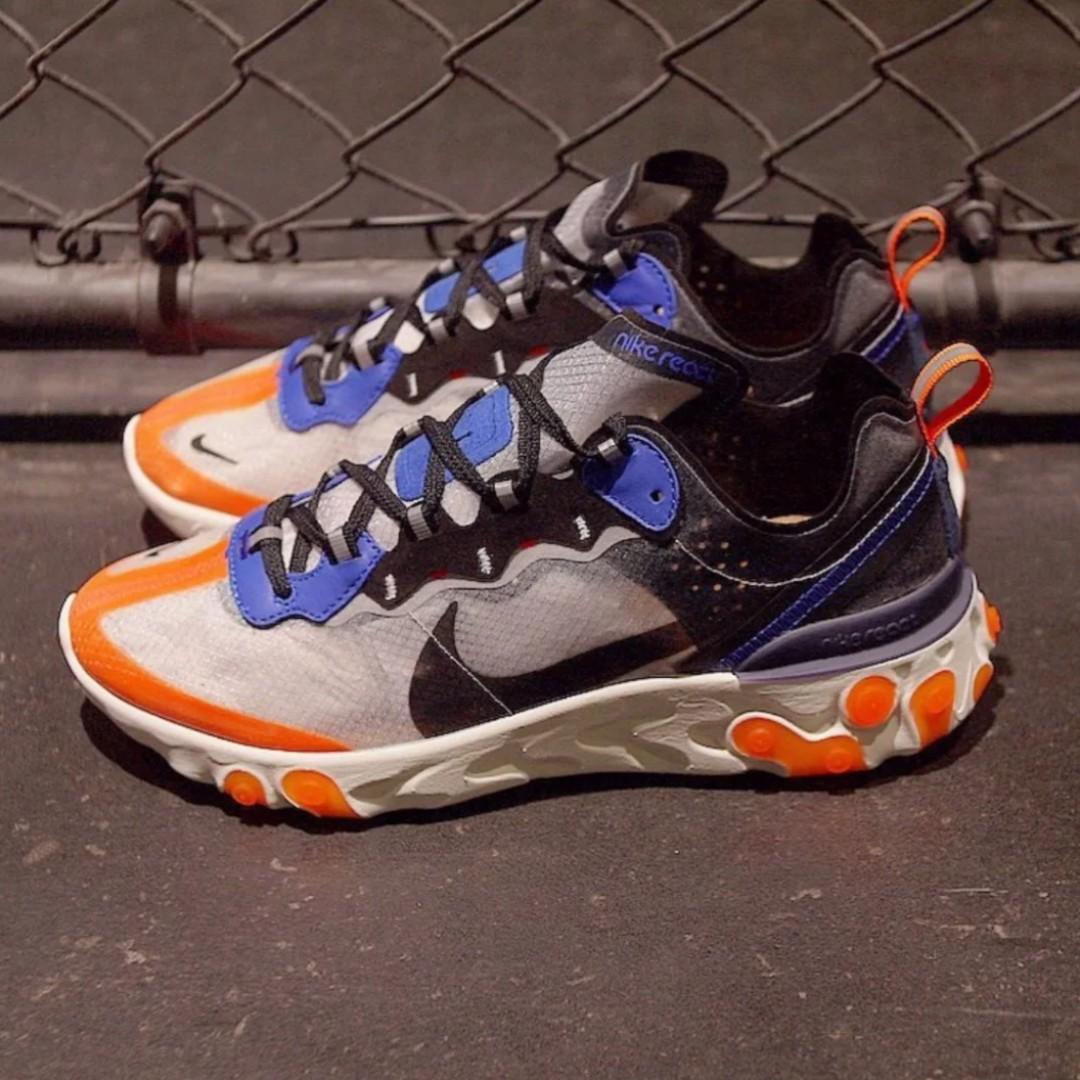 Nike react element 87 womens orange hot sale