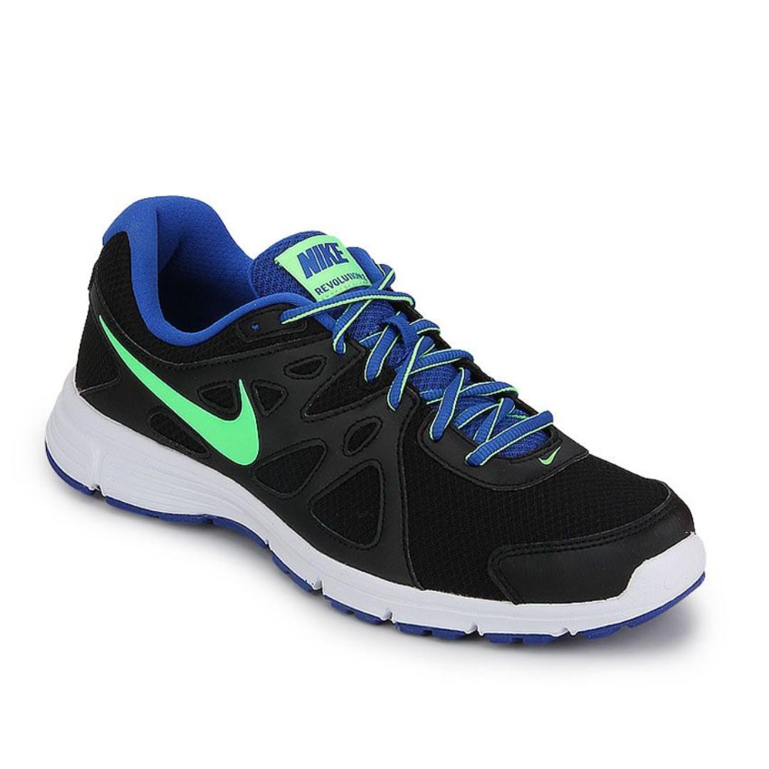 nike revolution 2 msl black running shoes