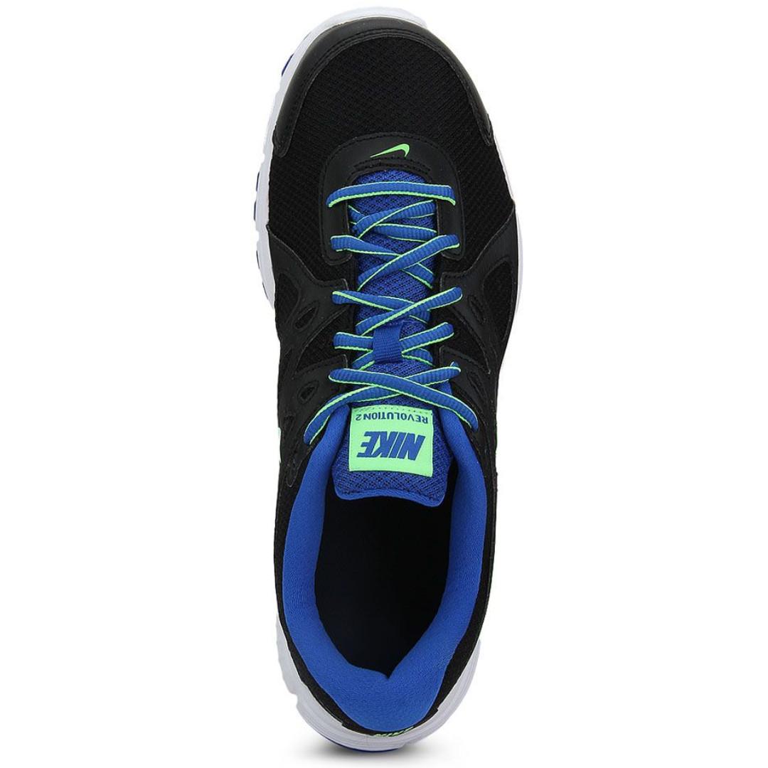 nike revolution 2 msl black running shoes