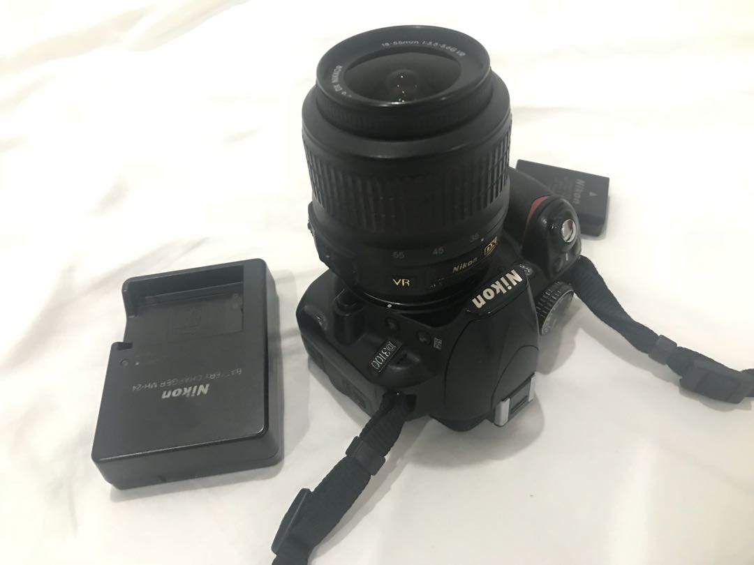 Nikon dslr 3100 with lens kit (Category: Lens & Kits) located in Manila. Submitted by bianca64 (Listing ID 211565341, Image 3). Description: Good condition. Barely used. Good for beginners Package: Unit with lens and strap (18-55mm) Charger Batteries 2gb SD card Pouch Extra lens (55-300mm) Price still negotiable. Rfs: shifting to point and shoot camera.