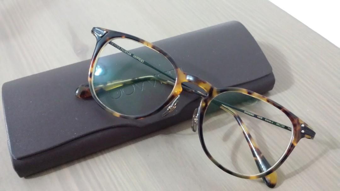 Oliver peoples ennis-j 眼鏡, 男裝, 手錶及配件, 眼鏡- Carousell