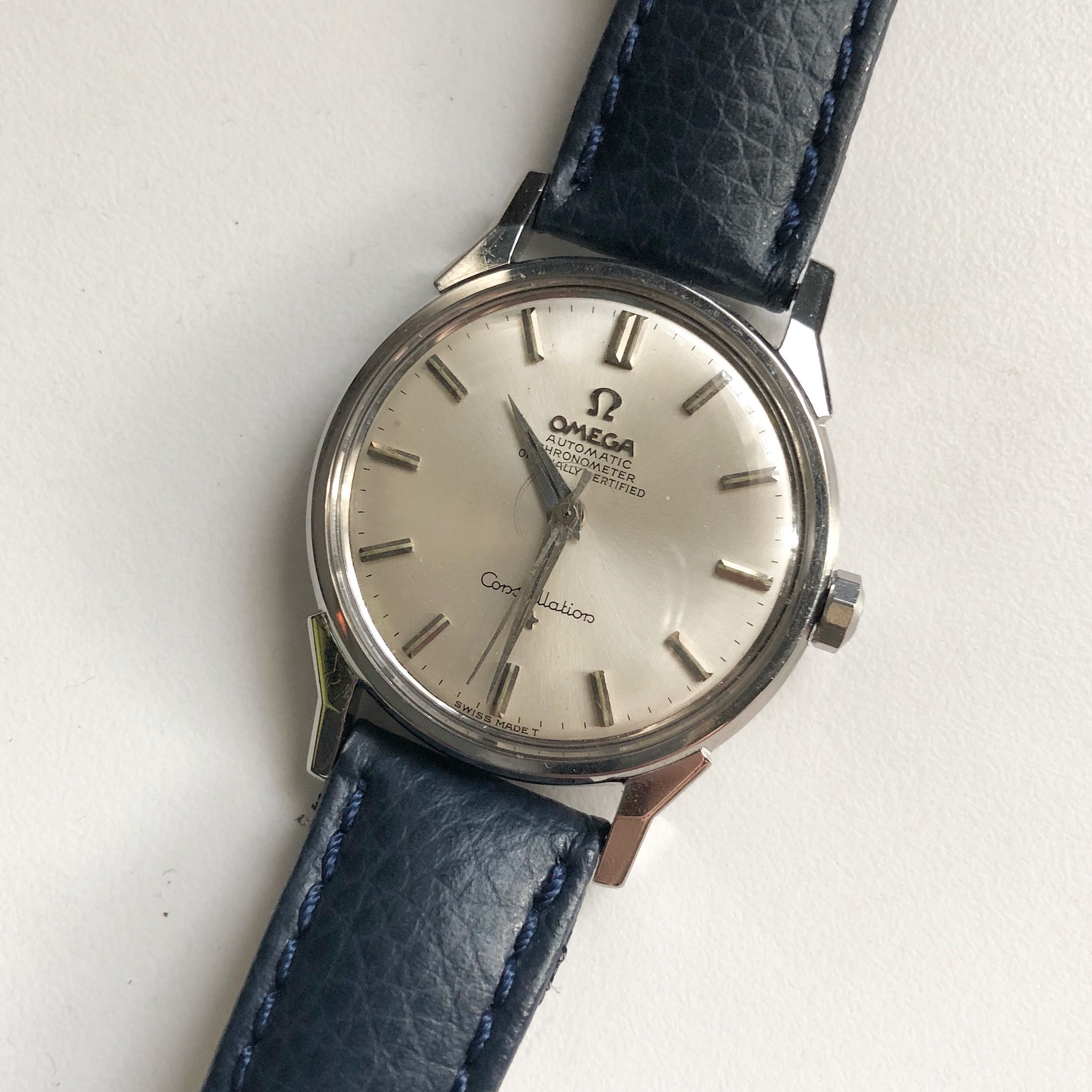 Omega constellation stainless steel 