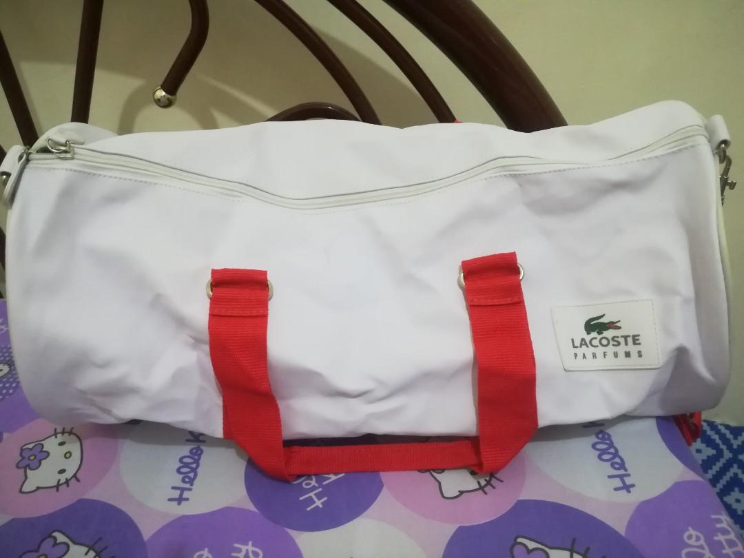 Lacoste parfums duffle best sale bag