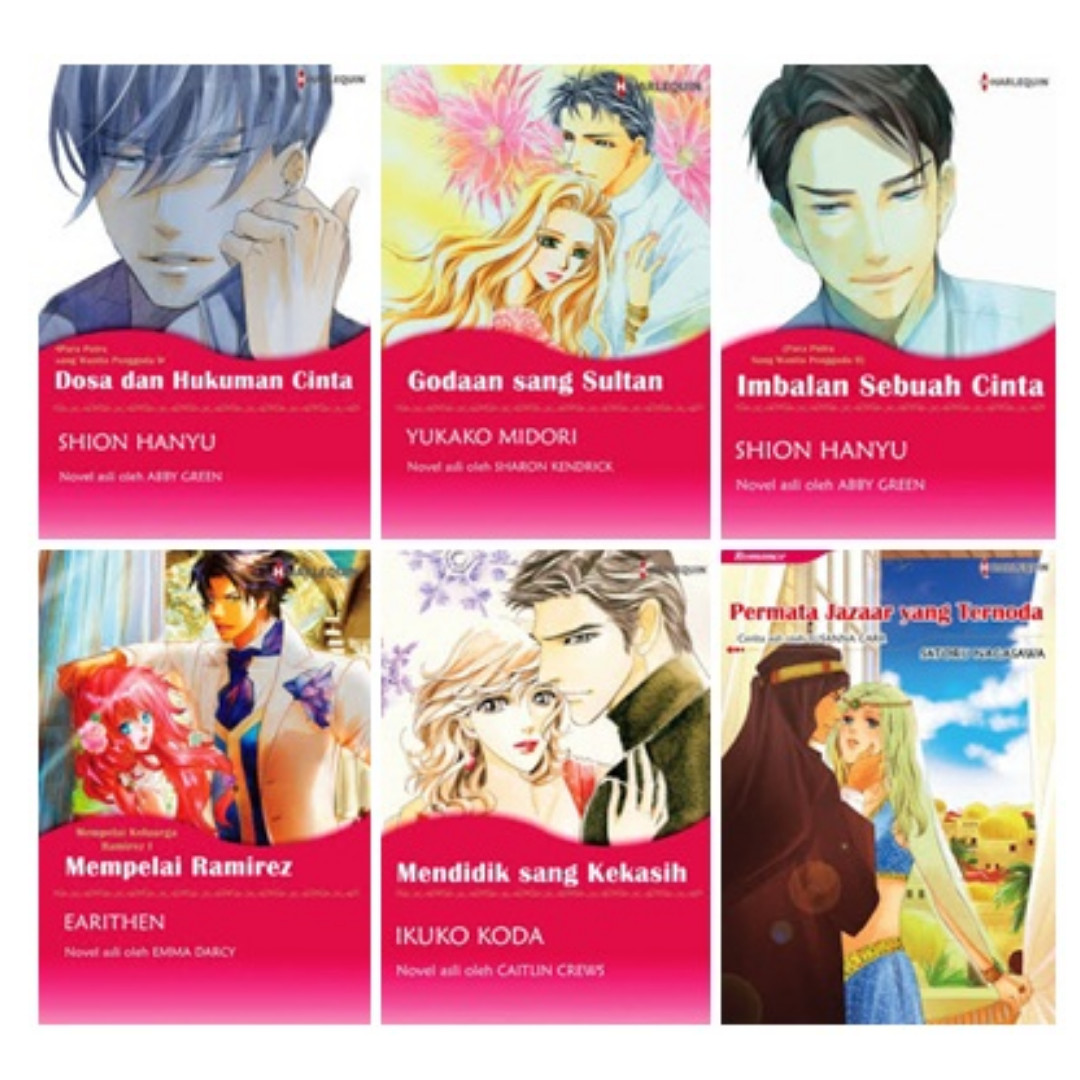 Paket Ebook Komik Harlequin Terjemahan 64 Books Stationery