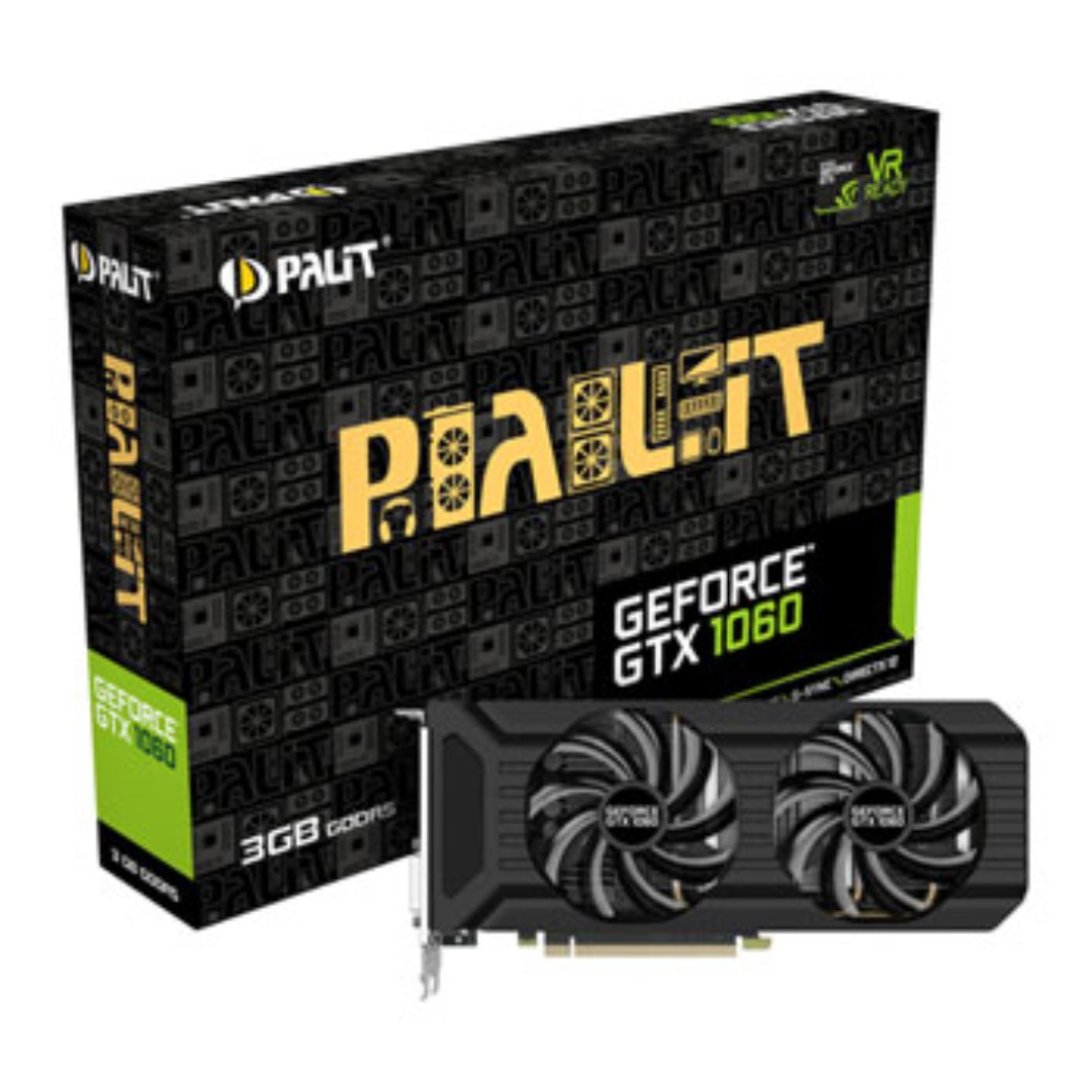 Palit Geforce Gtx 1060 Dual 3gb Gddr5 Pci E Graphics Card Electronics Others On Carousell