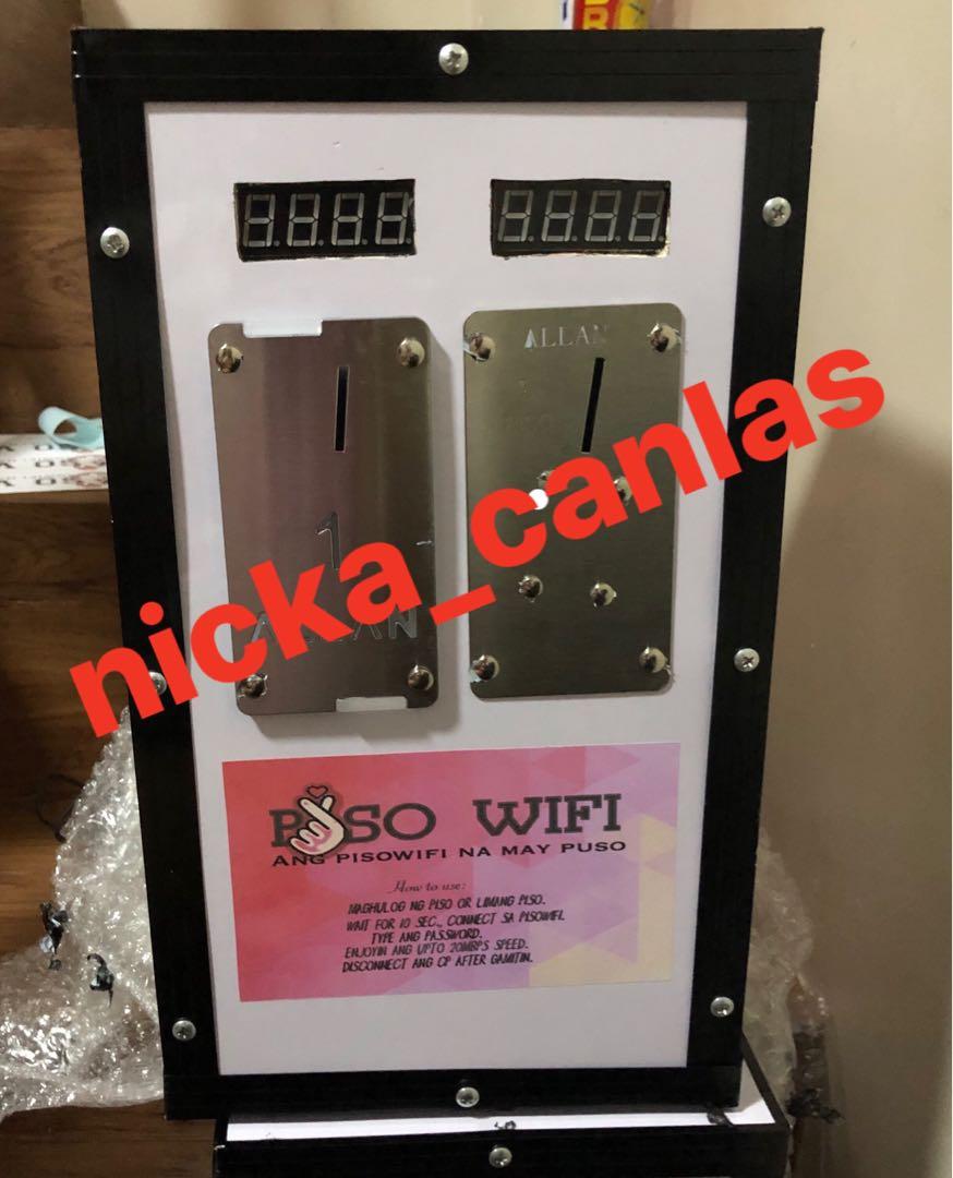 Piso wifi vendo machine (Category: Coffee Machines & Makers) located in Manila. Submitted by miamiluxe (Listing ID 211428583, Image 1). Description: 🌲One year warranty (parts only) kase sure na Ndi masisira dahil brand new Ang mga parts. 🌲bakit ka Bibili ng tig 18,000 kung Pwede nman yung tig 5,000 lang? 🌲with 10m lan cable 🌲upto 50m wifi range. 🌲50 users can connect at the same time. 🌲we have an app that can monitor Kung ilan ang connected