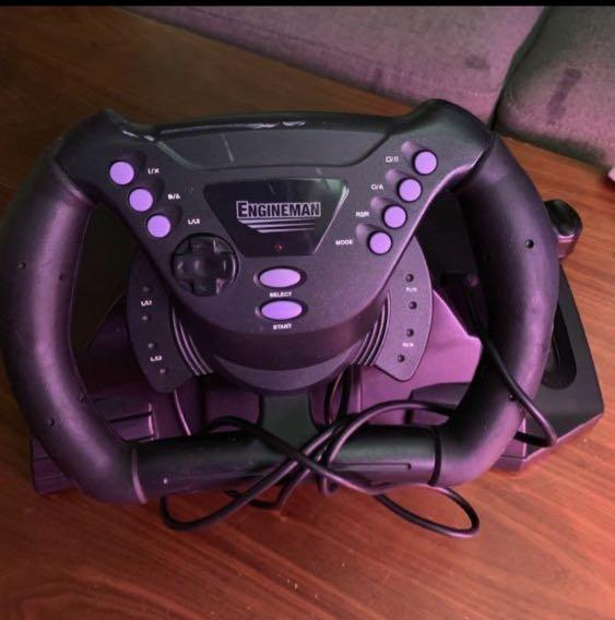 PlayStation 1 steering wheel, Video Gaming, Gaming Accessories