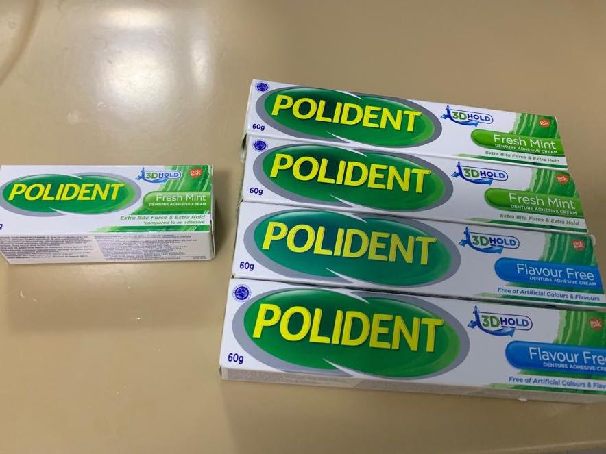Polident Denture Adhesive Cream Health Beauty Bath Body On Carousell