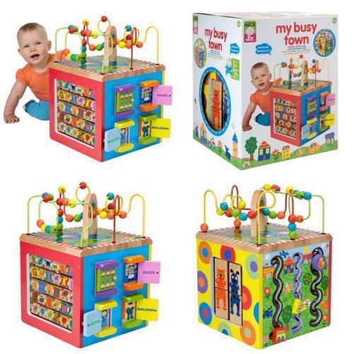 busy town activity cube