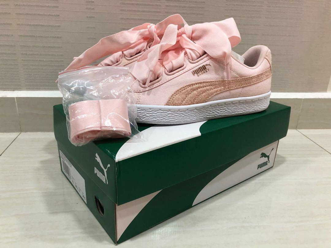 Puma basket new arrivals rose gold