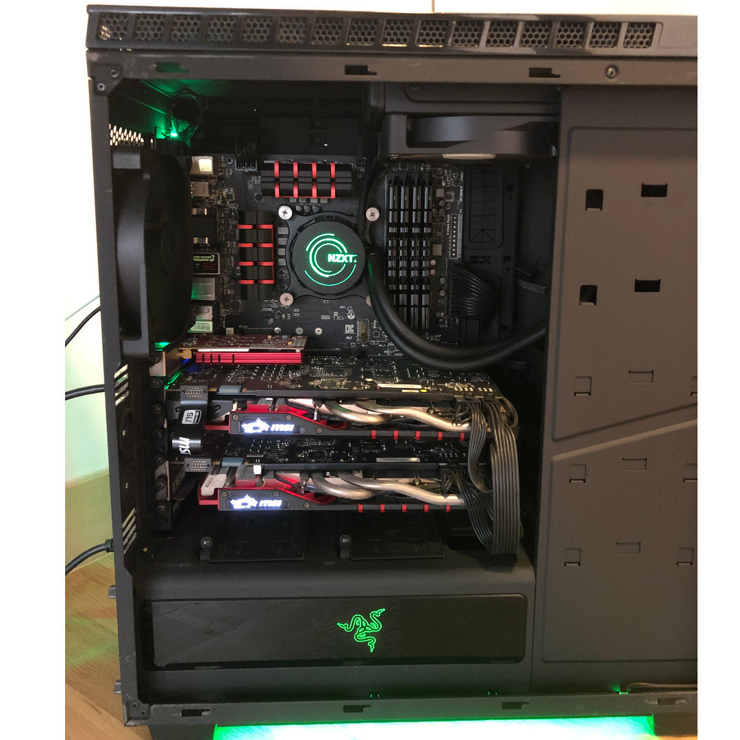 Razer Custom Gaming PC i7 4790K 2x GTX 970 SLI Monster 4K Build