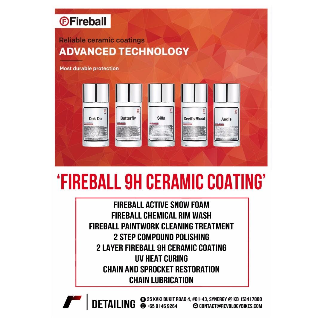 R Detailing Fireball 9h Ceramic Coating Package Motorcycles Motorcycle Accessories On Carousell