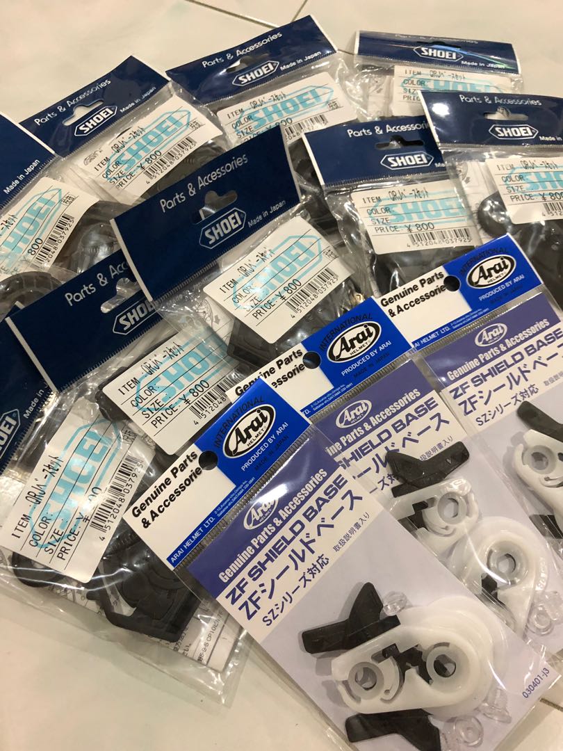 Shoei & Arai helmet visor gearbase replacement, Everything Else, Others