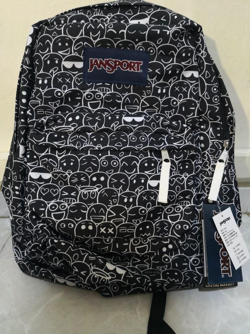 jansport emoji crowd backpack