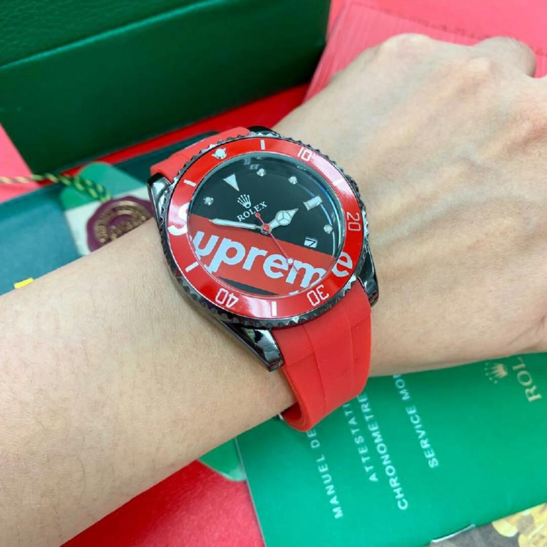 Supreme x Rolex Silver or Black Case