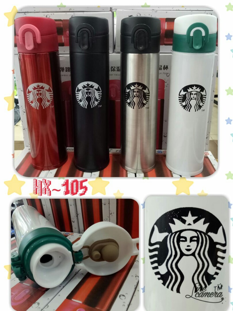 Termos Starbucks Stainless Kitchen Appliances Di Carousell 4 colors starbucks thermos cup vacuum flasks thermos stainless steel insulated thermos cup coffee mug travel drink bottle. carousell