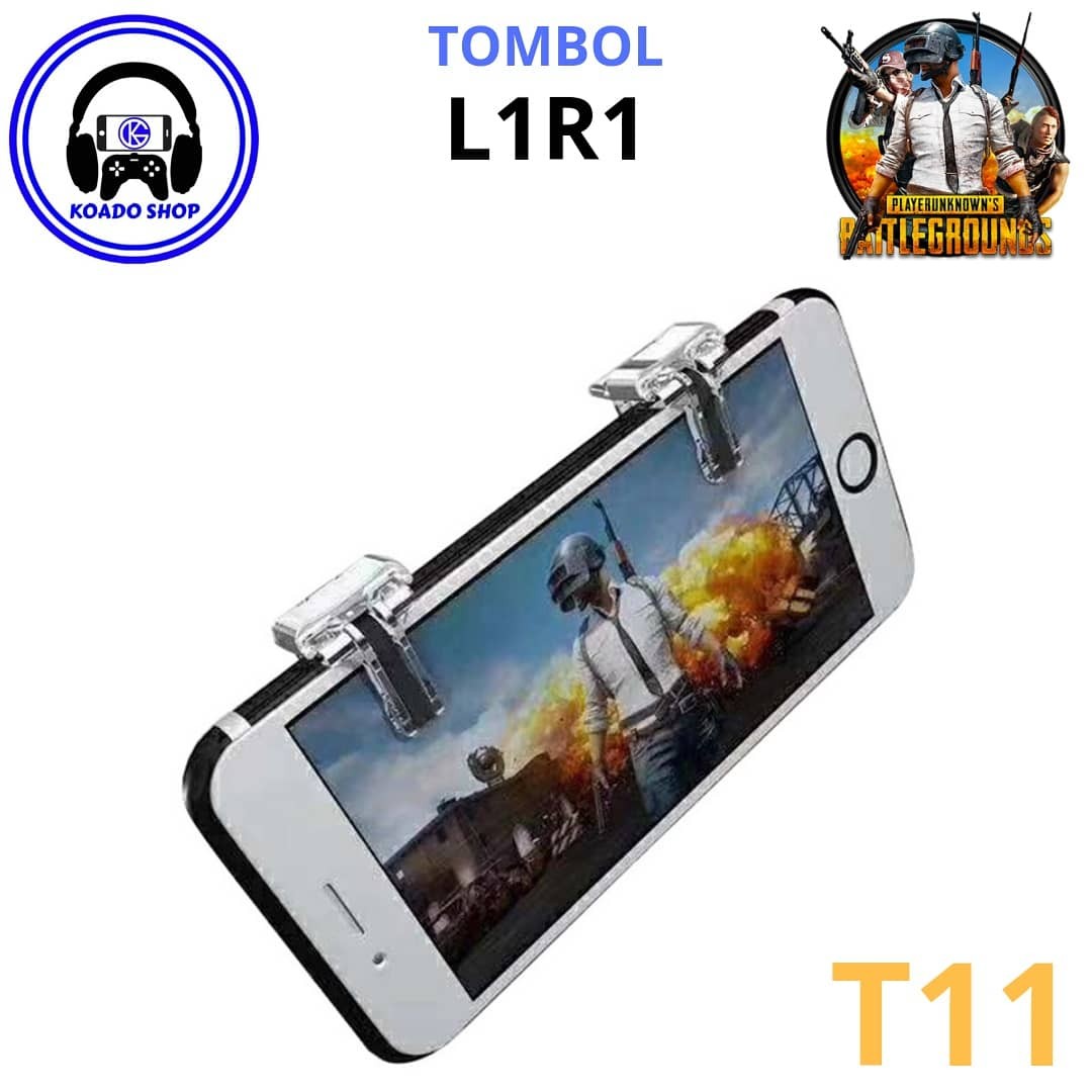 TOMBOL L1R1 T11 Sharp Shooter Trigger Fire Putton PUBG Mobile