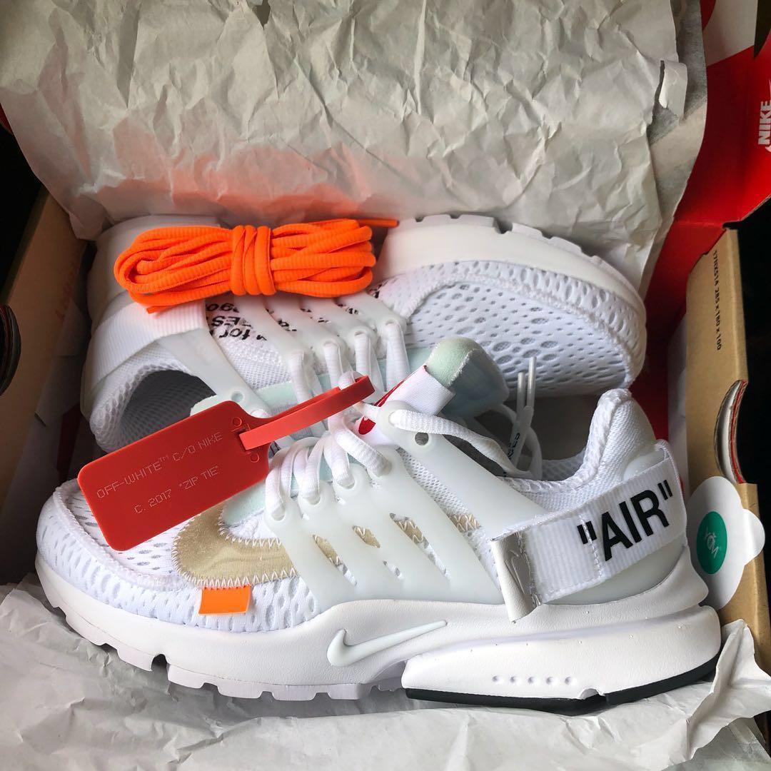 Off white presto zip tie hotsell