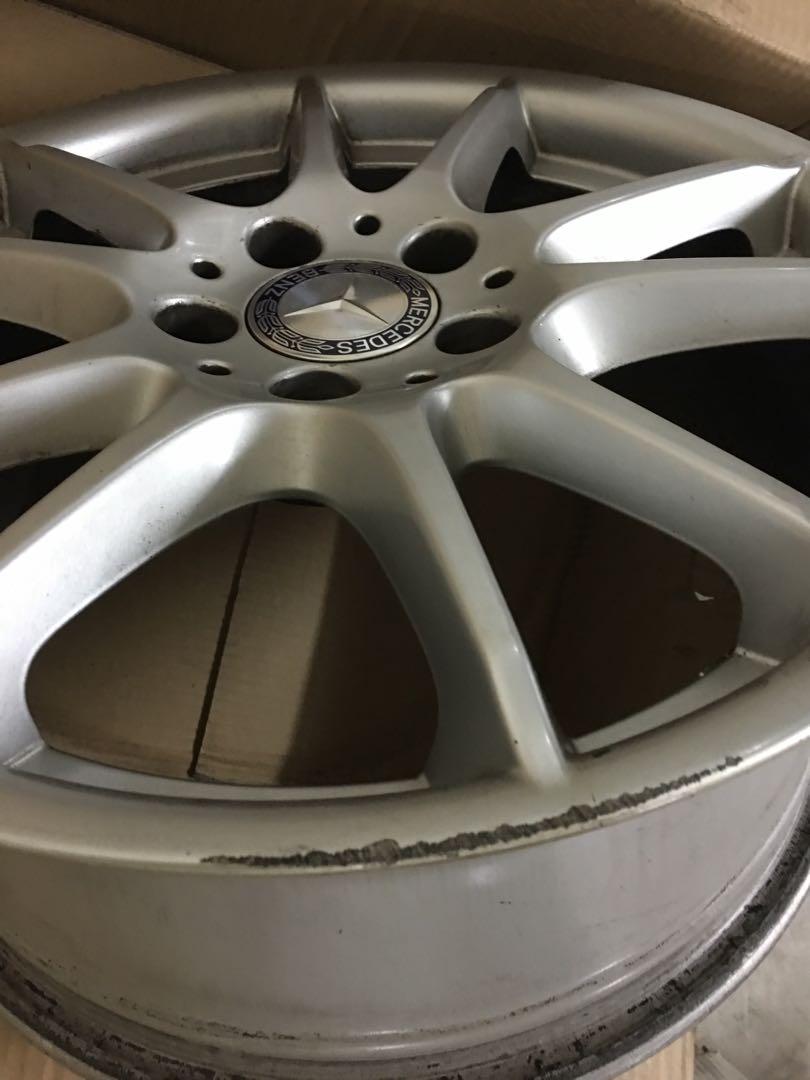 Used Mercedes Benz wheel Rims 17 for B180, Car Accessories, Tyres ...