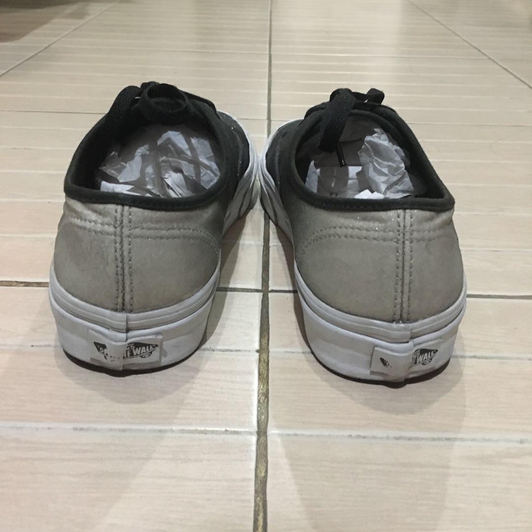 vans ombre black glitter