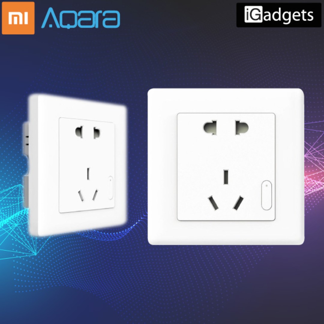 Xiaomi Aqara zigbee WIFI Wall Socket Electrical Plug Socket QBCZ11LM ...