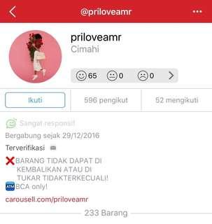 real account kedua @priloveamr