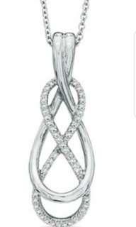 New Peoples Diamond Infinity Pendant