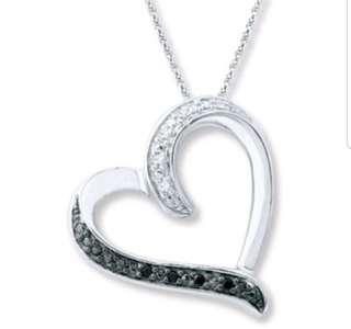 Kay Jewellers Black and White Diamond Set