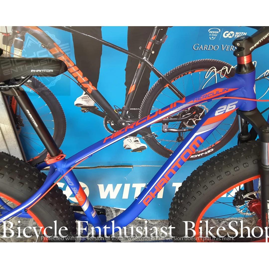2019 Phantom Herculin 26 Fat Bike Fatbike Alloy Hydraulic Powered By Trinx Keysto Bicycle Sports Equipment Bicycles Parts Bicycles on Carousell