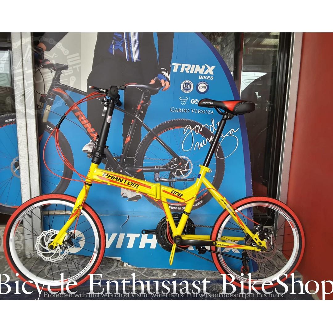 Phantom folding bike sale