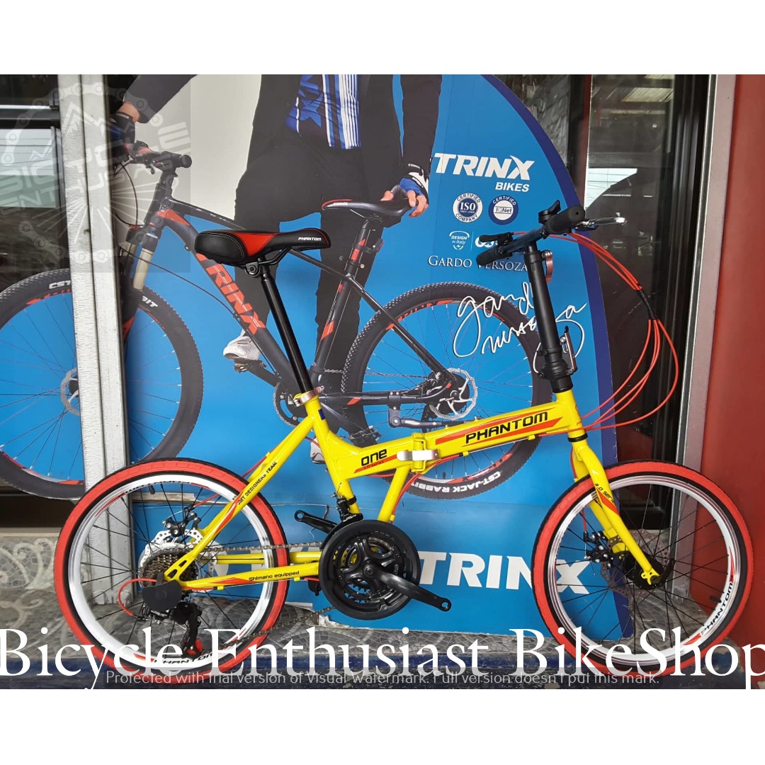 Phantom one folding bike clearance