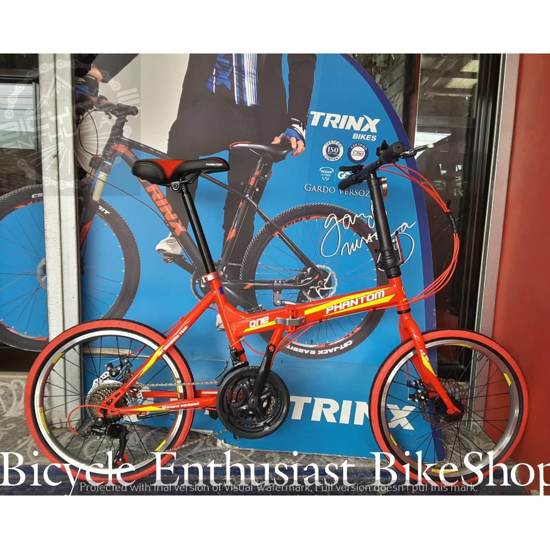 2019 Phantom One 3.0 Series Folding Bike STEEL Powered by Trinx