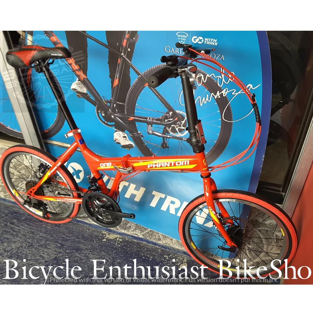 Phantom folding bike hotsell