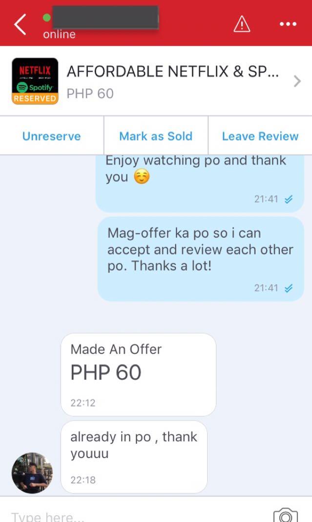 3 STOCKS LEFT NETFLIX 1MONTH PREMIUM (Category: Media Streamers & Hubs) located in Manila. Submitted by htmlreslie (Listing ID 211590824, Image 3). Description: NETFLIX PREMIUM ACCOUNT 60 - 1 month (shared account, up to 1 user only) 200 - 1 month (solo account, up to 5 users) AVAIL NOW! ✨ Interested? Pm for inquiries..