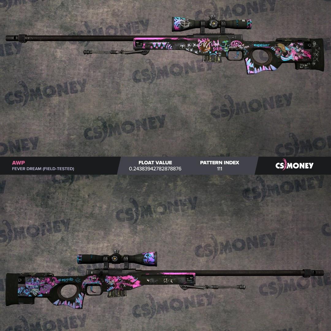 Stattrak tm awp горячечные грезы