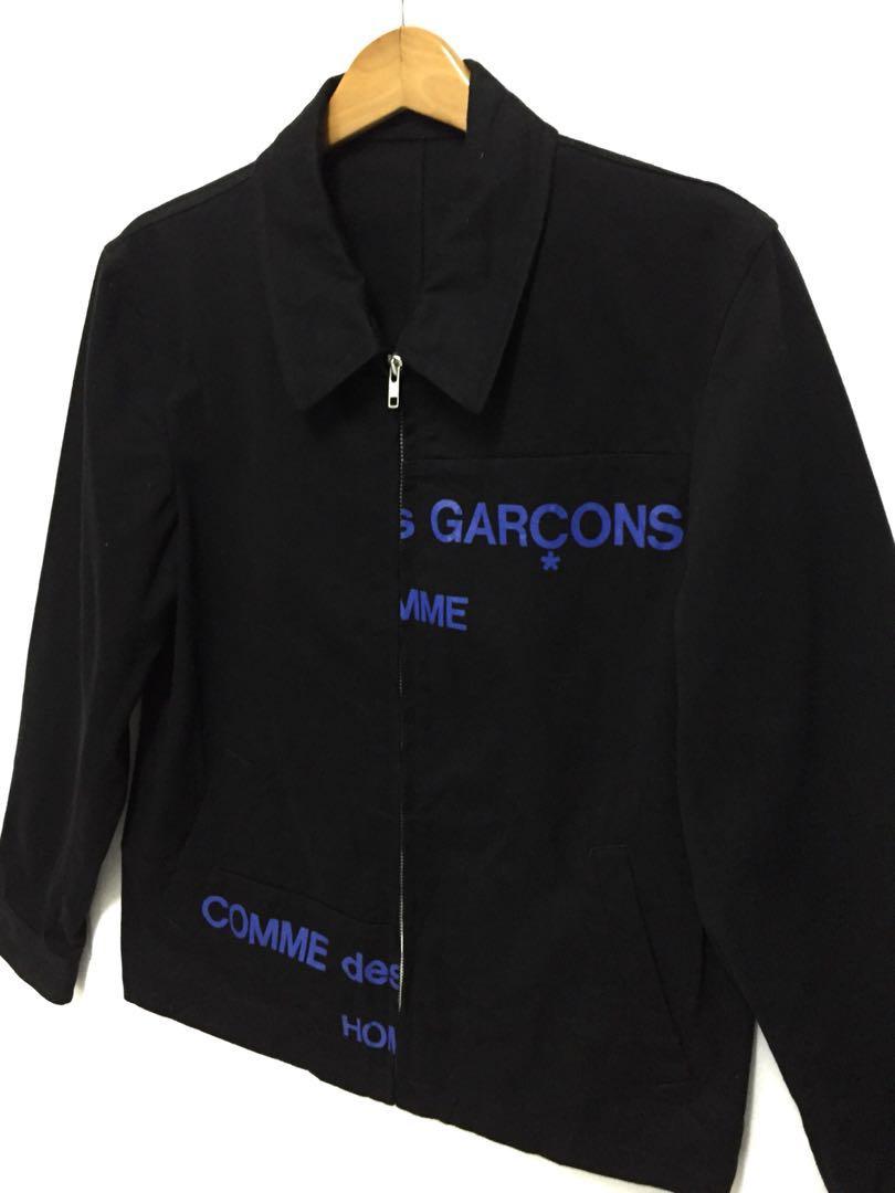 AD2001 Comme Des Garcons Homme Split Logo Jacket Spell Out