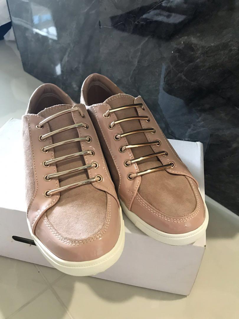 aldo pink sneakers
