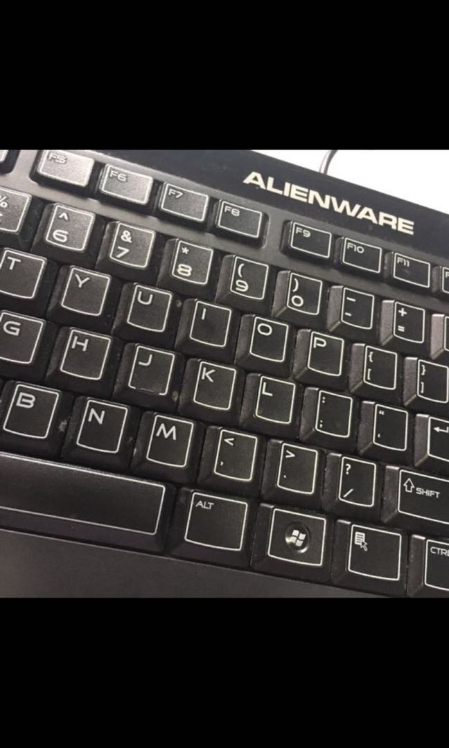 Alienware Keyboard, Computers & Tech, Parts & Accessories, Computer ...