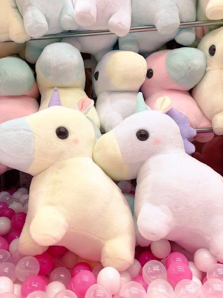 big purple unicorn stuffed animal