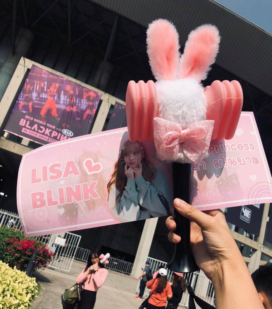 Onhand Blackpink Lightstick Bunny Hat, Hobbies & Toys, Memorabilia